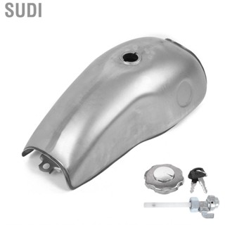 Sudi Universal Motorcycle Fuel Tank 10L 2.6 Gallon Iron Unpainted Replacement for Yamaha SR125 SR250 SR400