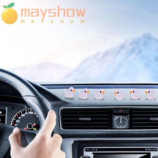 Mayshow ฟิกเกอร์เป็ดเรืองแสง ขนาดเล็ก 50 ชิ้น สําหรับตกแต่งบ้าน ภูมิทัศน์