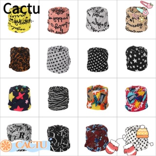 Cactu ที่คาดศีรษะ ผ้าฝ้าย ให้ความอบอุ่น กันลม เหมาะกับการวิ่ง เล่นกีฬากลางแจ้ง