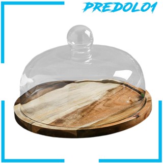 [Predolo1] ถาดเสิร์ฟเค้ก พร้อมฝาปิด สําหรับห้องครัว โรงแรม