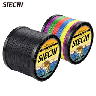 Siechi สายเบ็ดตกปลา PE ถัก 300 ม. 500 ม. 1000 ม. 8 เส้น หลายเส้นใย 100%