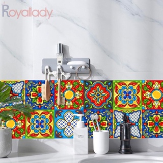 #ROYALLADY#Wall สติกเกอร์ PVC กันน้ํา กันชื้น สไตล์วินเทจ สําหรับห้องครัว