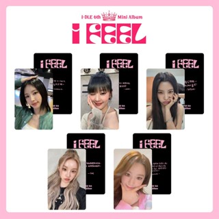 พร้อมส่ง โปสการ์ดโลโม่ อัลบั้ม I-DLE 6th Mini I FEEL Miyeon Yuqi Shuhua Minnie Soyeon GIDLE Kpop 5 ชิ้น ต่อชุด