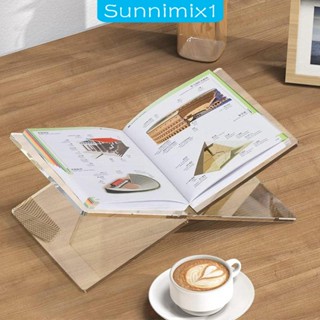 [Sunnimix1] ชั้นวางหนังสือ อะคริลิคใส ทนทาน สําหรับห้องครัว ห้องเรียน หนังสือพิมพ์ รูปภาพ