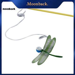 &lt;moonback&gt; ไม้กายสิทธิ์สั้น เหมือนจริง แมลงปอ สัตว์เลี้ยง แมว กระดิ่ง ของเล่นแบบโต้ตอบ