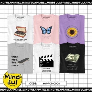 MINIMAL POP CULTURE GRAPHIC TEES PRINTS | MINDFUL APPAREL T-SHIRT_02