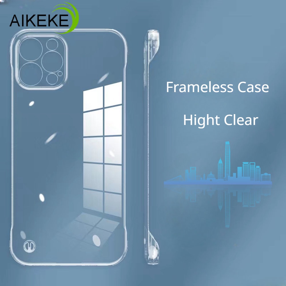 เคสโทรศัพท์มือถือ PC แข็ง แบบใส บางพิเศษ ไม่มีกรอบ สีเหลือง สําหรับ iphone 14 Plus 14 Pro Max 13 Pro