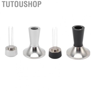 Tutoushop 53.3mm Coffee Tamper Distributor  Set 2 In 1 Coffee Tamping Stirring US