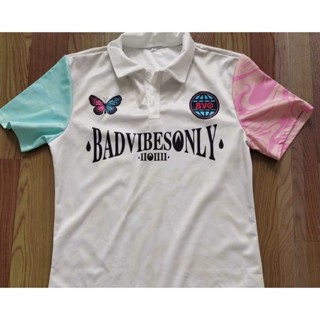 Badvibesonly Jersey เสื้อโปโล ไซซ์ XS-3XL 2023