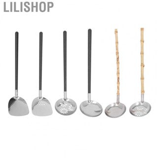 Lilishop Hot Pot Ladle High Temperature Resistant Heat Insulation Stainless Steel Hot Pot Ladle for Kitchen