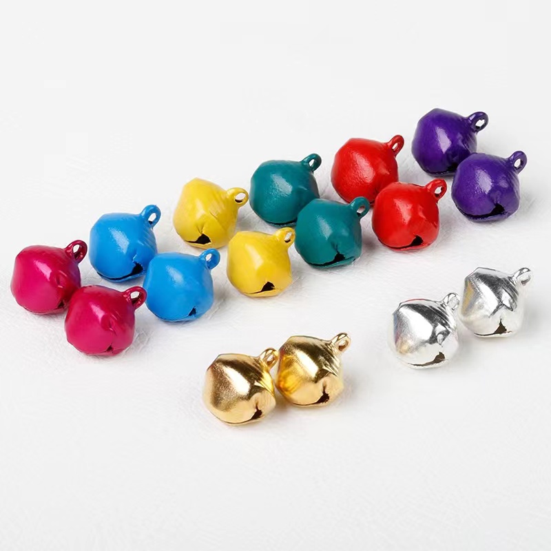 กระดิ่งเต้นรํา แฮนด์เมด ขนาดเล็ก หลากสี 100 ชิ้น ต่อแพ็ค diy