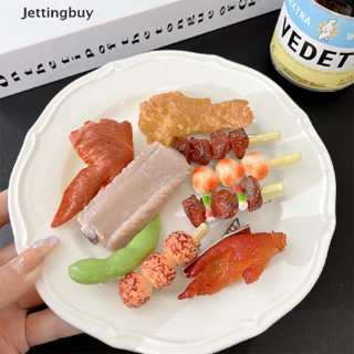 [Jettingbuy] กิ๊บติดผมจําลอง กิ๊บติดผม กิ๊บติดผม บาร์บีคิว ด้านข้าง ตลก สินค้าใหม่