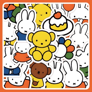 60 ชิ้น / ชุด ❉ Miffy . สติกเกอร์ ขนาดเล็ก ❉ สติกเกอร์แฟชั่น กันน้ํา ลาย Doodle DIY