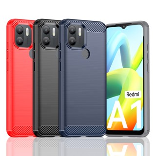 เคสโทรศัพท์มือถือ ซิลิโคนนิ่ม คาร์บอนไฟเบอร์ กันกระแทก สําหรับ Xiaomi Redmi A2 Plus A2+ A1 Plus