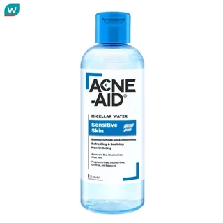 Acne Aid แอคเน่-เอด ไมเซล่า วอเตอร์ เซนซิทีฟ สกิน 235 มล. หรับผิวแพ้ง่าย เป็นสิวง่าย