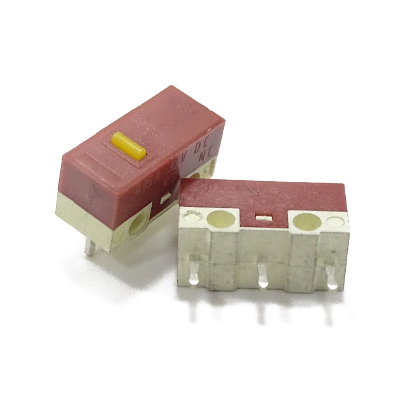 Bang ไมโครสวิตช์เมาส์ 3Pins สีขาว สําหรับ HUANO Silent Mouse Microswitches 2 10 ชิ้น