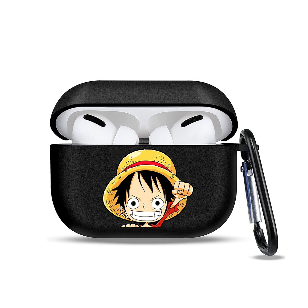 เคสหูฟังบลูทูธ TPU ลายการ์ตูนวันพีช สําหรับ Apple AirPods Pro AirPods 3 2 1
