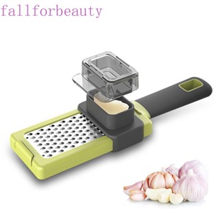 Fallforbeauty เครื่องบดกระเทียม บดกระเทียม อเนกประสงค์ แบบสเตนเลส