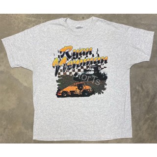 หายาก! เสื้อยืด ลาย Ryan Newman “Rocket Man” USAC 1990s สไตล์วินเทจ - XL