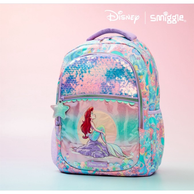 Smiggle Disney Princess Ariel Classic Backpack Original