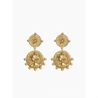 [0413] Accessible Luxury Entry Lux Versailles Dream Vintage Earrings Simple Earrings Light Luxury High-Grade Earrings Pendant Temperament TPBB