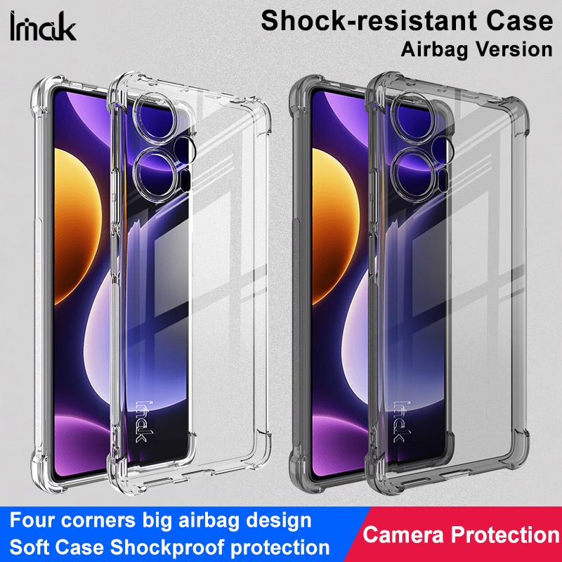 ของแท้ Imak for Poco F5 5G กันกระแทก ใส นิ่ม TPU เคส ใส ซิลิโคน เคสด้านหลัง