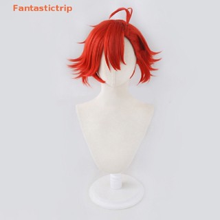 Fantastictrip วิกผมคอสเพลย์อะนิเมะ The Witch From Mercury Suletta แฟชั่น สีแดง