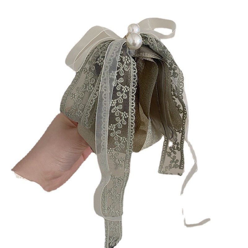 กิ๊บติดผม ประดับโบว์ สีเขียว แฟชั่นฤดูใบไม้ผลิ สําหรับเด็กผู้หญิง 2023 - รูปที่ 3