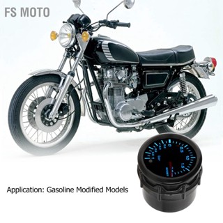 FS Moto 2in 52mm Turbo Boost Gauge พร้อมเซนเซอร์ตัวชี้ประเภท 7 สี LED Backlight Universal สำหรับรถยนต์ดัดแปลงเบนซิน