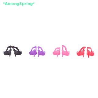 Amongspring&gt; รองเท้าส้นสูง สไตล์เจ้าหญิง สําหรับตุ๊กตา 5 คู่ ต่อล็อต