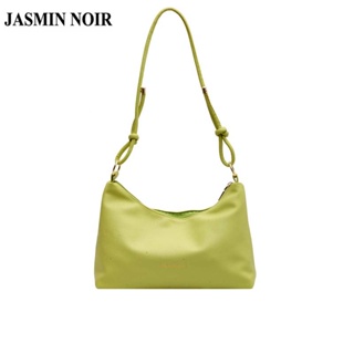 Jasmin NOIR กระเป๋าสะพายไหล่ สะพายข้าง หนัง PU เรียบง่าย สําหรับผู้หญิง