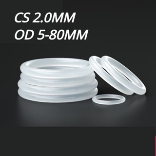 [จัดส่งรวดเร็ว] ปะเก็นแหวนซีลโอริง Cs2.0 มม. สีขาว OD5-70 มม.