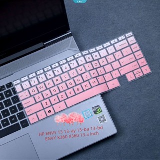 เคสซิลิโคน กันน้ํา สําหรับแล็ปท็อป HP ENVY 13 13-ay 13-ba 13-bd ENVY X360 Spectre X360 13.3 นิ้ว [ZK]