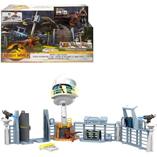 Matel Jurassic World (Jurassic World) ไม้บรรทัด Jurassic World Big! Base Play Set [ส่งตรงจากญี่ปุ่น]