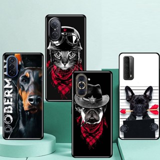 เคสโทรศัพท์มือถือซิลิโคน TPU กันกระแทก ลายแมว และสุนัขน่ารัก สําหรับ Huawei MATE 10 20 PRO 20X 30 30E PRO 9 4G 5G