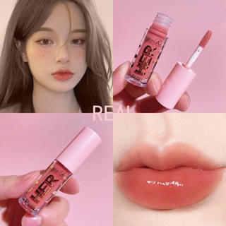 CYREAL Dragon Ranee ลิปสติกเหลวน่ารัก Matte Soft Long Lasting Moisturizing สีชมพูแต่งหน้า Matte Velvet Liquid Lip Gloss Smooth Waterproof