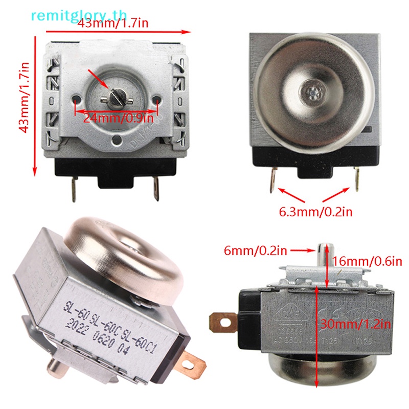Remitglory 1 ชิ้น 30/60/120 นาที 15A 125V 16A 250V Delay Timer Time Controller TH