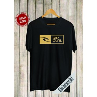 Camisetas Ripcurl Usa เสื้อยืด พรีเมี่ยม 100% สีทอง