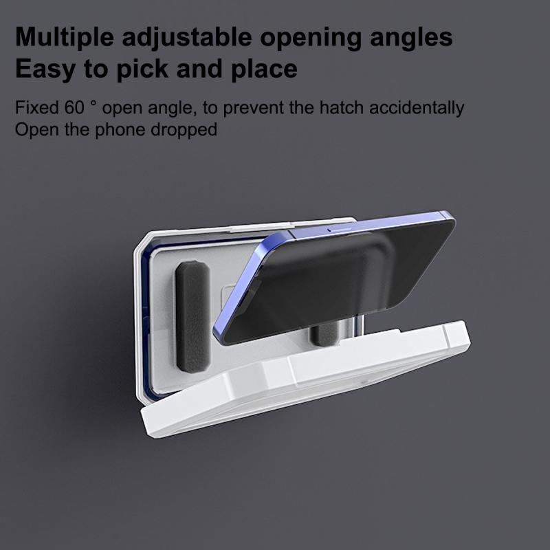 ที่วางโทรศัพท์มือถือ กันน้ํา พร้อม 360° ที่วางโทรศัพท์ แบบติดผนัง หมุนได้ ปรับได้ สําหรับห้องน้ํา ห้องครัว - รูปที่ 3