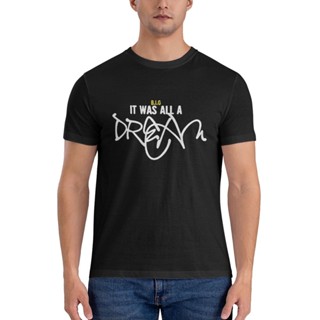 น่าสงสัย B.I.G. เสื้อยืด พิมพ์ลาย It Was All A Dream Diy แฟชั่นสําหรับผู้ชาย