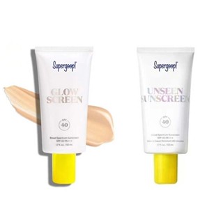 SUPERGOOP Unseen Sunscreen Broad Spectrum Sunscreen / SPF 40 PA Supergoop Glow Screen SPF 40 PA+++