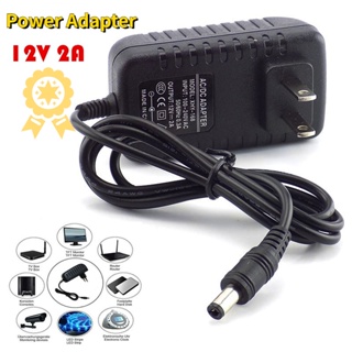 อะแดปเตอร์ไฟ 12V/5V 2A เหมาะสำหรับกล่องทีวี โคมไฟตั้งโต๊ะขนาดเล็ก เกมคอนโซล แถบไฟ LED