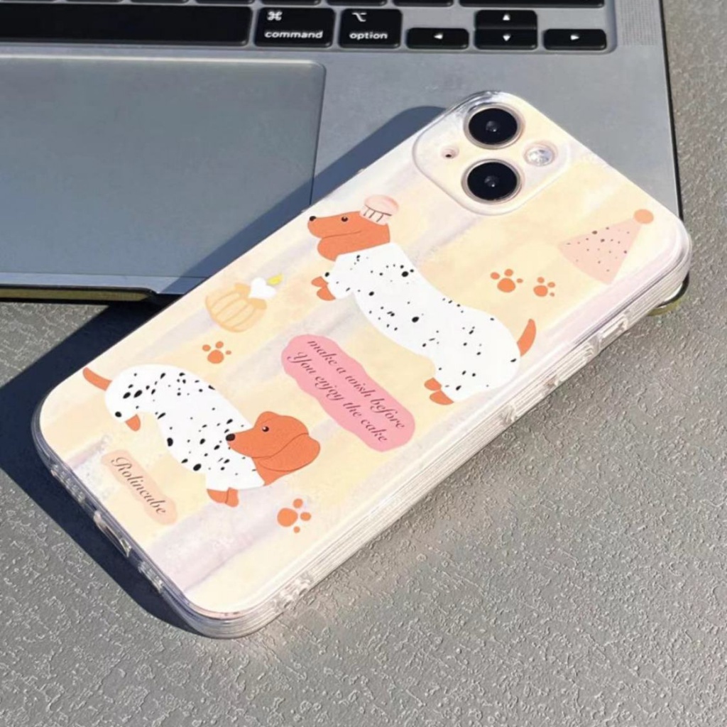 เคสโทรศัพท์มือถือ ลายลูกสุนัขน่ารัก พรีเมี่ยม เรียบง่าย สําหรับ Apple Iphone Xr11 13 7814Pro 12 S2QO