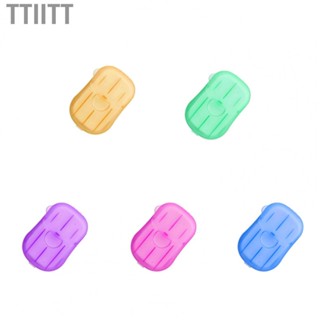 Ttiitt Disposable Soap Sheet Portable Travel Scented Hand Washing for Outdoor Camping Hiking