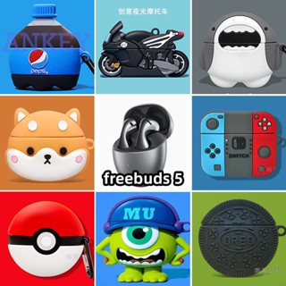 for Huawei Freebuds 5 Case Protective Cute Cartoon Freebuds5 Cover Bluetooth Earphone Shell Accessories TWS Headphone Portable