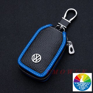 พร้อมส่ง เคสกุญแจรีโมทรถยนต์ แบบหนัง สําหรับ Volkswagen Golf 7 Tiguan allspice polo SKODA TOURAN T4 T5 BORA