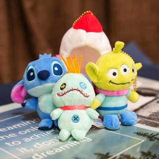 ของเล่นเด็ก จรวด Stitch น้อย สีทอง สามตา มอนสเตอร์ น่ารัก ตุ๊กตา กระเป๋า จี้ขนาดเล็ก เครื่องประดับ ตุ๊กตา พวงกุญแจ Ragdoll ของขวัญวันเกิด