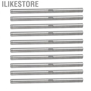 Ilikestore RC Shaft Rod 10 Pcs Stainless Steel RC Shaft Round Rod Axles 62mm Length
