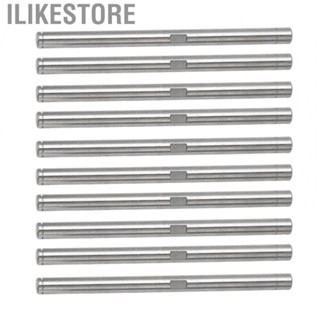 Ilikestore RC Shaft Rod 10 Pcs Stainless Steel RC Shaft Round Rod Axles 62mm Length