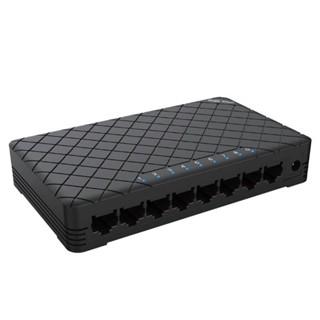 RUIJIE 8-Port 10/100 Mbps Desktop Switch รุ่น RG-ES08 (สวิตซ์) Desktop Plastic Case